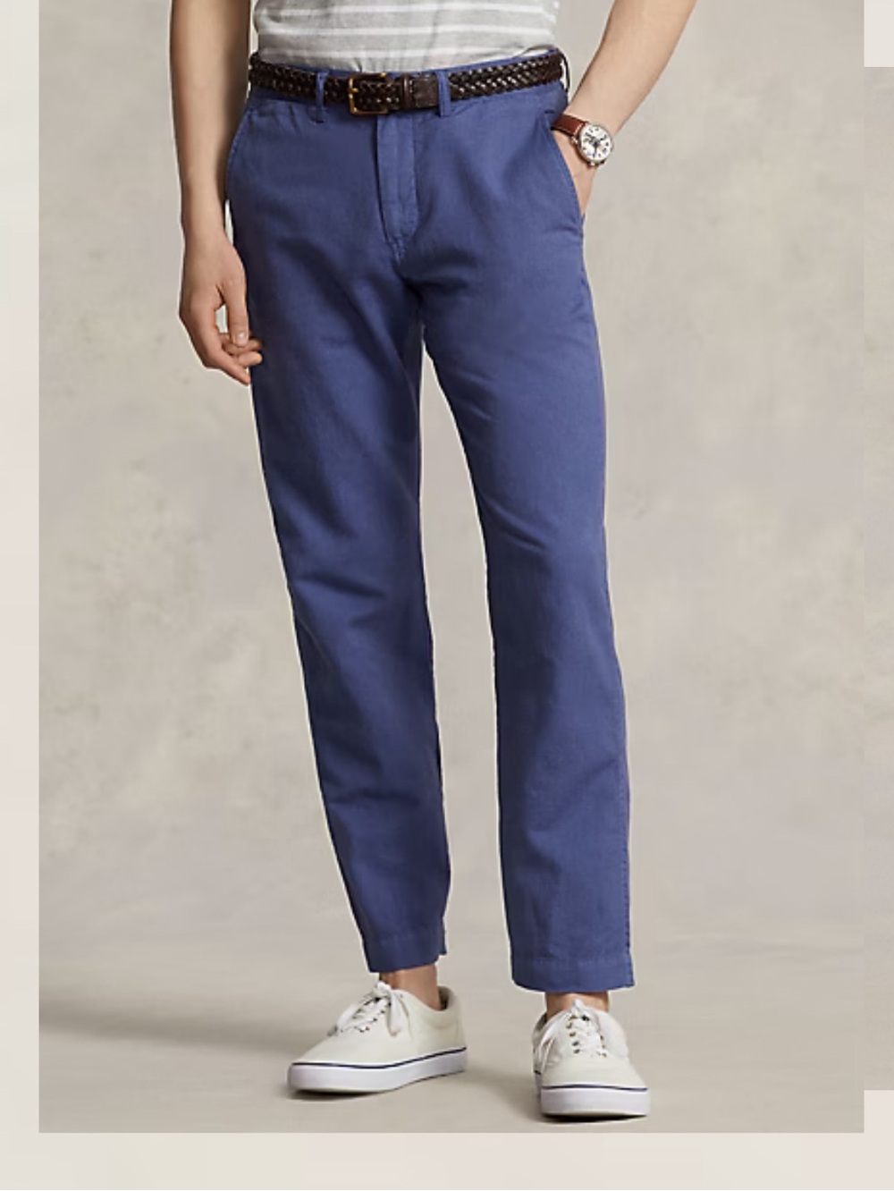Polo RL Straight Fit Linen/Cotton Blend Pants NWT